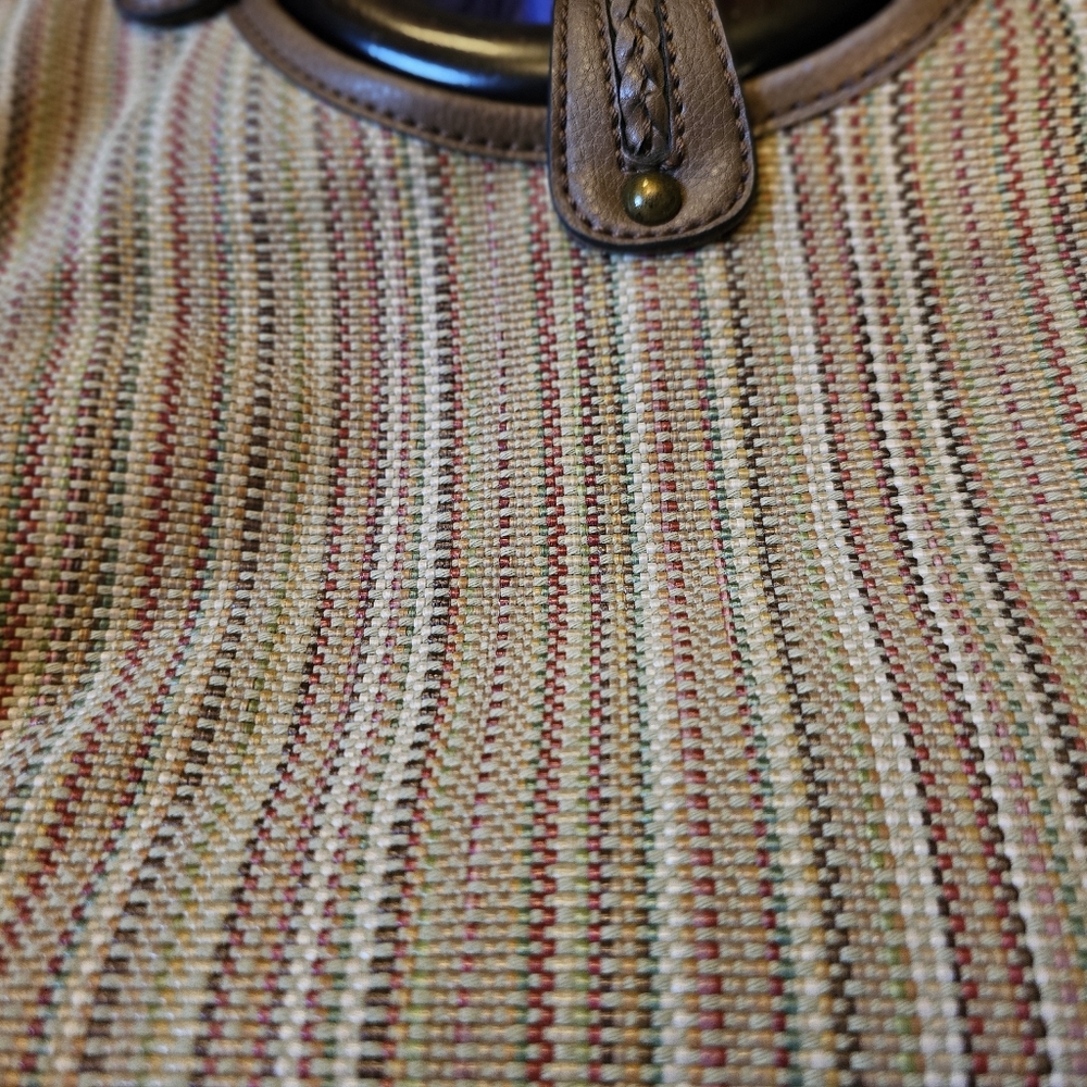 Fossil Multi Color Wood Handle Clutch - Picture 10 of 13